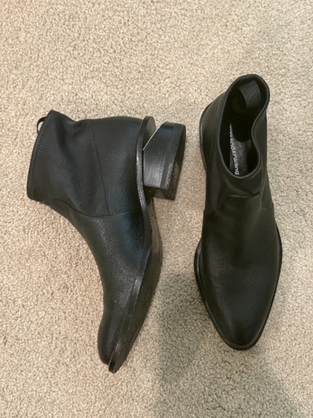 Alexander Wang Kori Stretch Nappa Ankle Boots